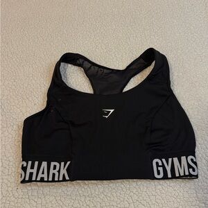 Gymshark Black Racerback Sports Bra